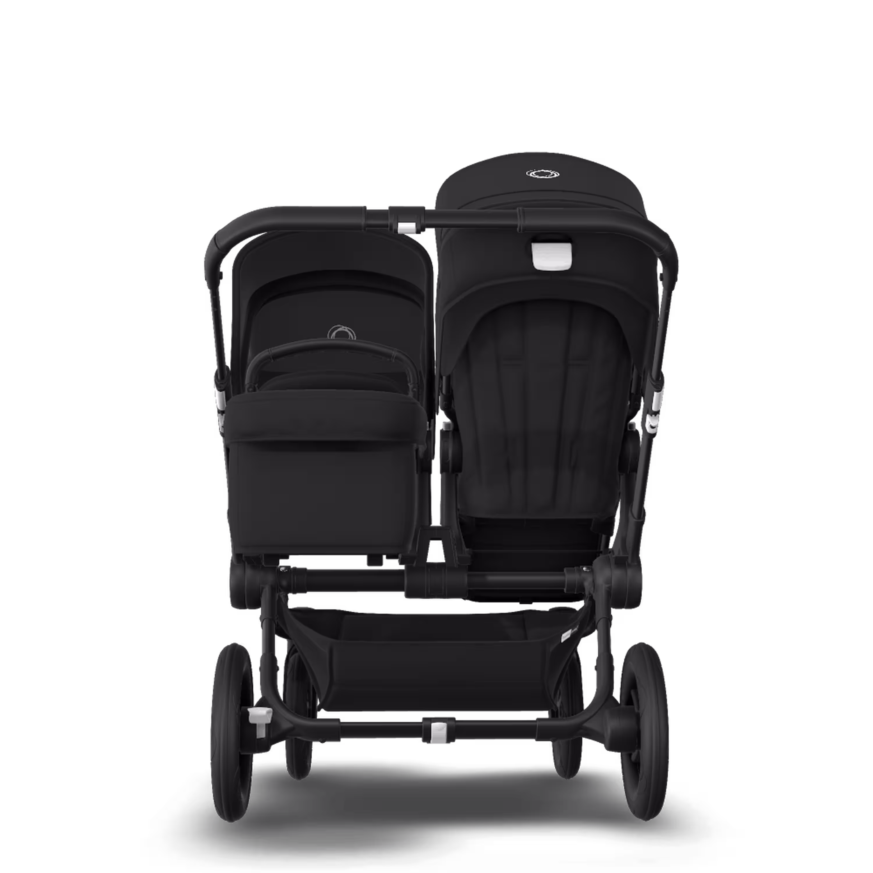 Bugaboo Donkey 3 Duo seat and bassinet stroller black sun canopy, black fabrics, black base - Main Modal Image Slide 3 of 5