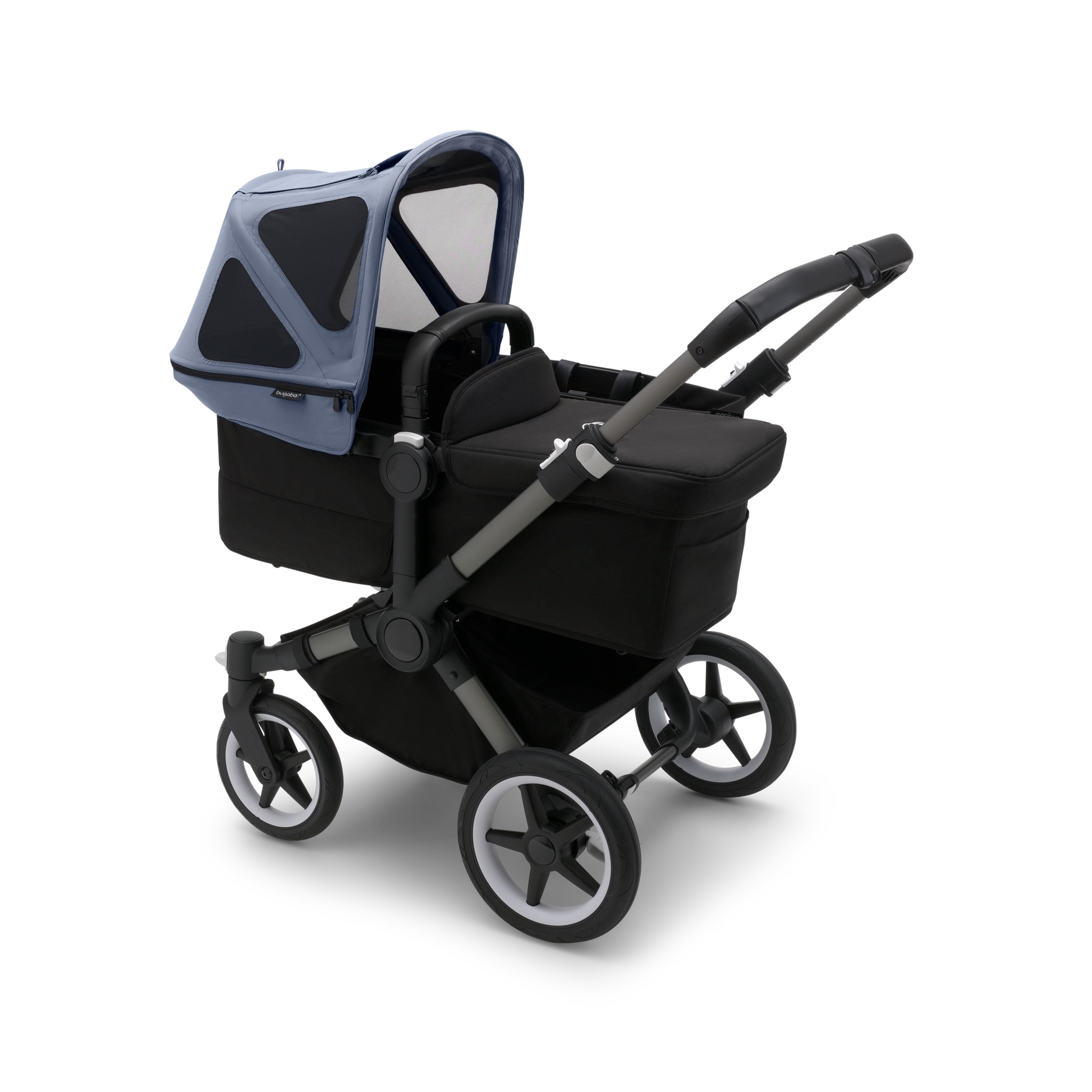 Refurbished Bugaboo Donkey breezy sun canopy Seaside blue - Thumbnail Slide 2 of 4