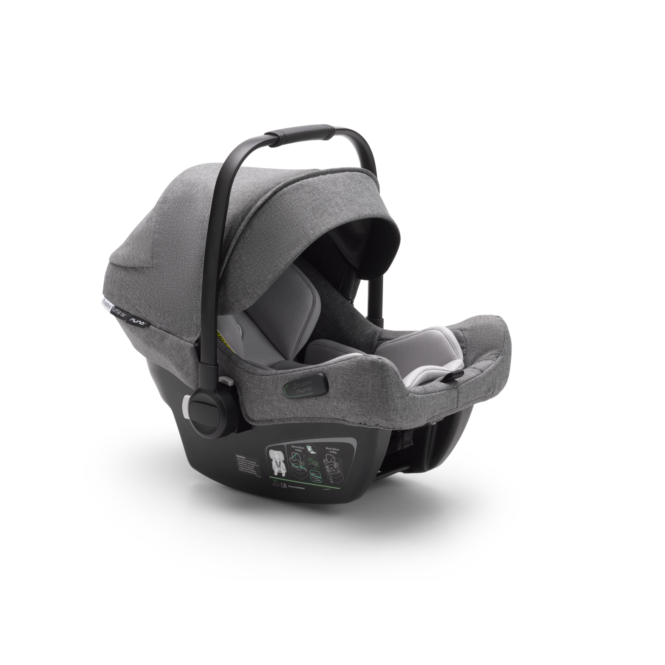 Bugaboo Turtle air by Nuna car seat GREY - Thumbnail Slide 5 of 14