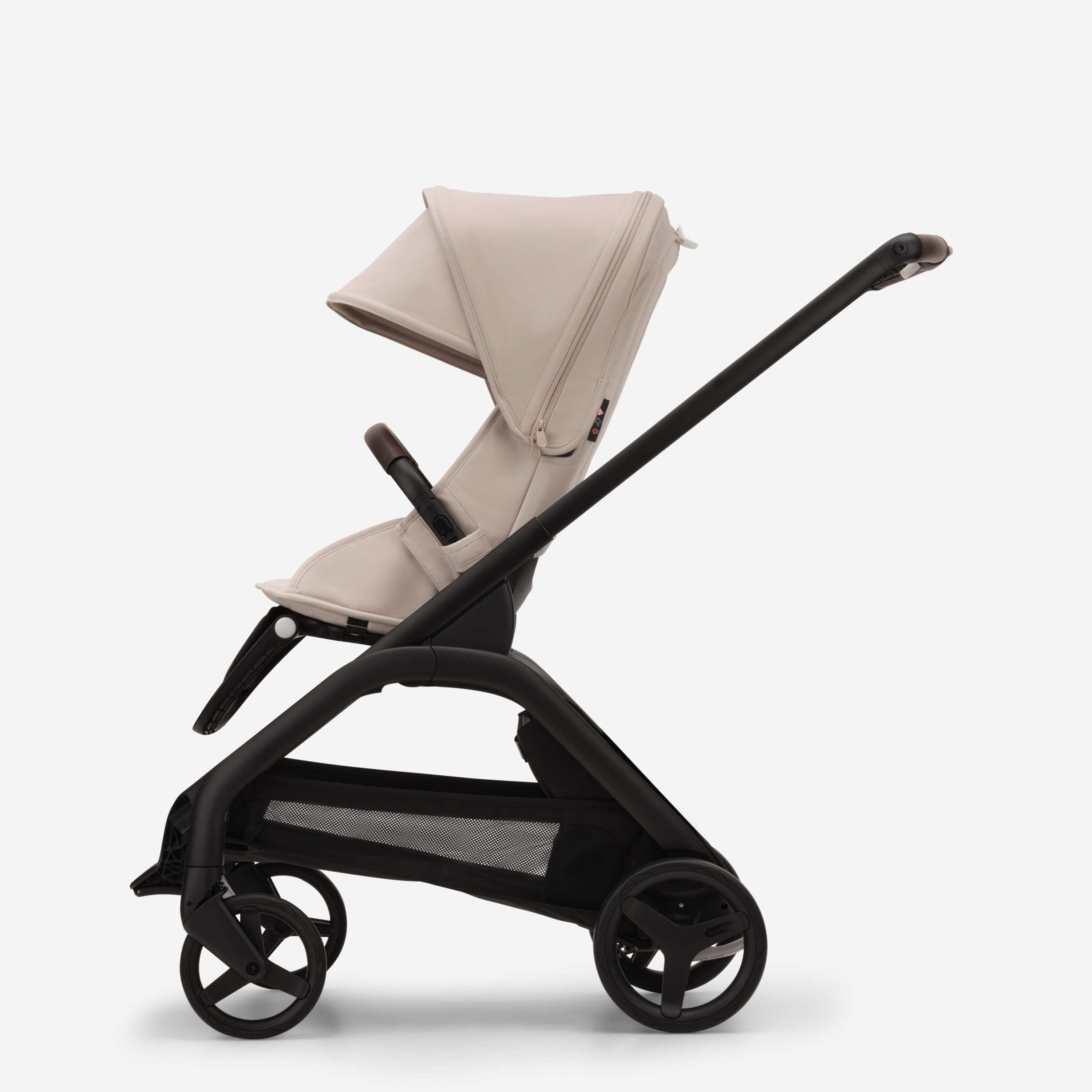 Bugaboo Dragonfly 2-in-1 pushchair black base, desert taupe fabrics, desert taupe sun canopy - Main Modal Image Slide 2 of 16