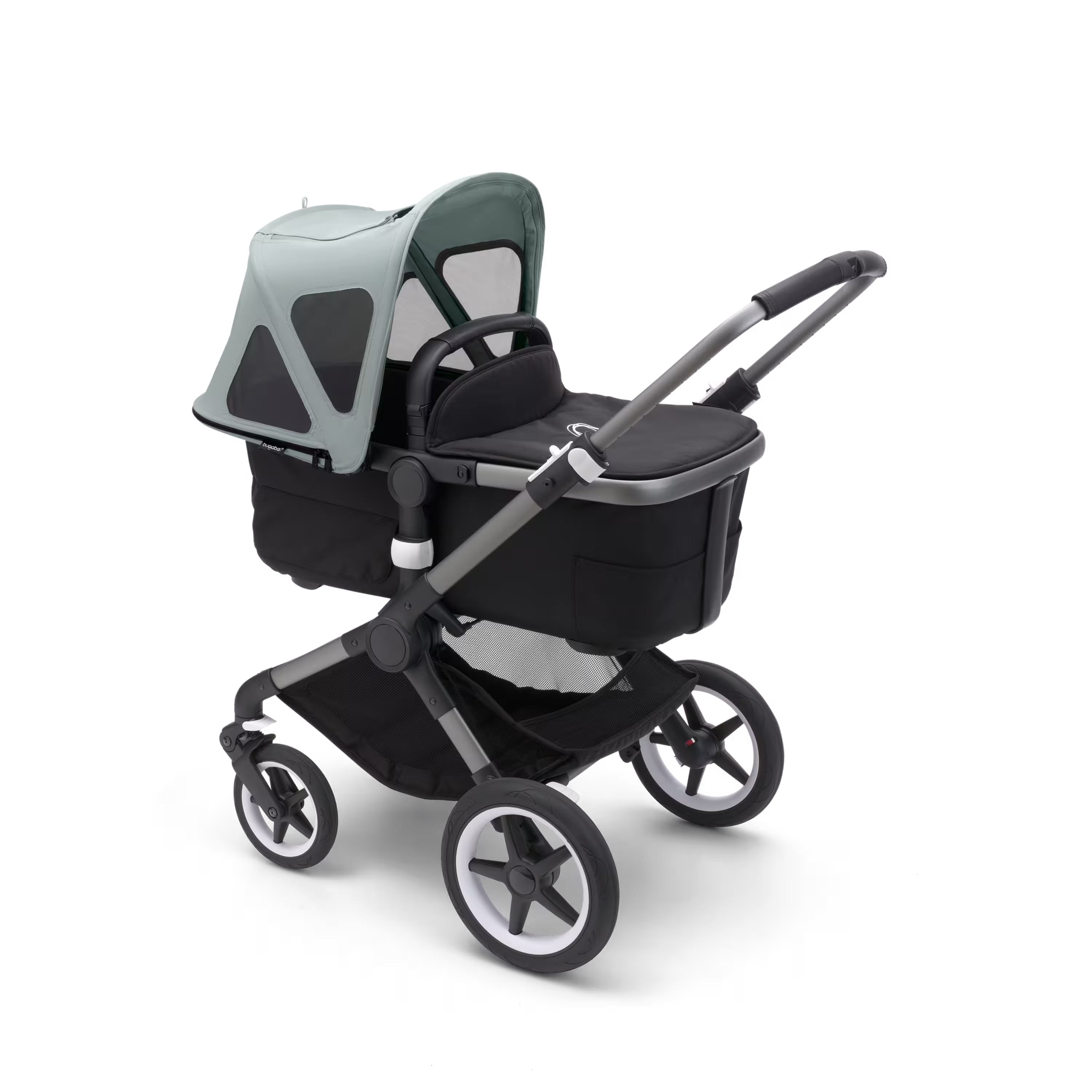Refurbished Bugaboo Fox/Cameleon3/Lynx breezy sun canopy v2 PINE GREEN - Main Modal Image Slide 2 of 4