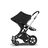 Bugaboo Cameleon 3 Plus seat and carrycot pushchair black sun canopy, black fabrics, aluminium base - Thumbnail Slide 6 of 8