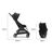 Bugaboo Butterfly travel stroller black base, dark cherry red fabrics, dark cherry red sun canopy - Thumbnail Slide 8 of 13