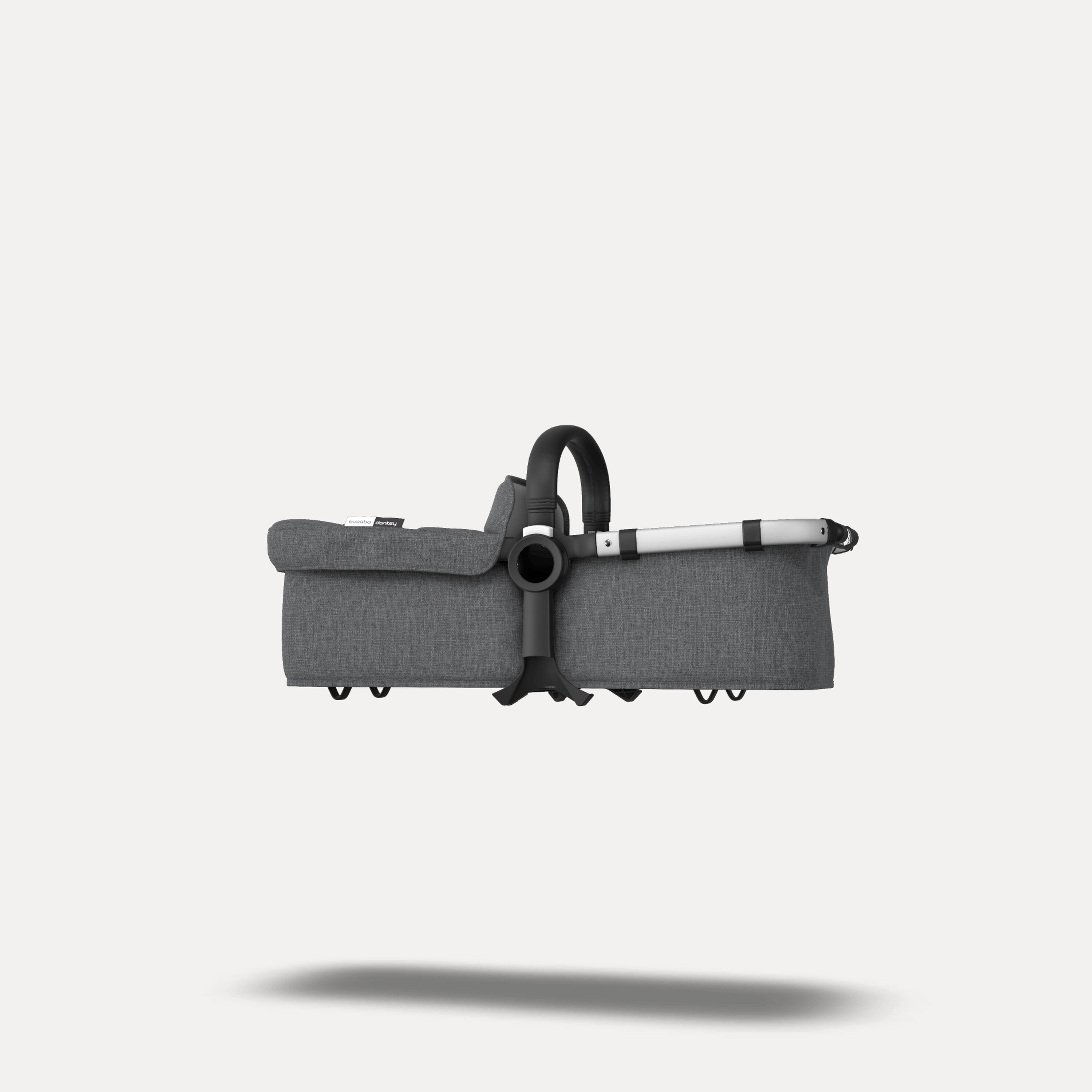 Bugaboo Donkey2 Bassinet Fabric Complete ASIA GREY MELANGE - Main Modal Image Slide 4 of 6