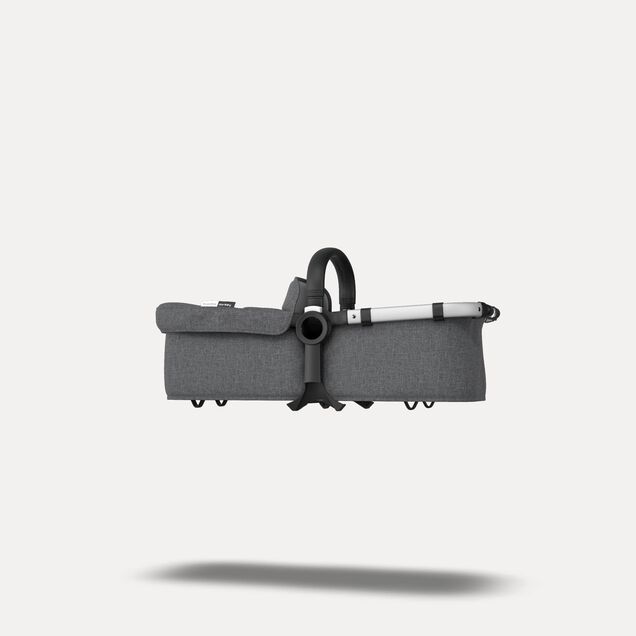 Bugaboo Donkey2 Bassinet Fabric Complete ASIA GREY MELANGE - Main Image Slide 4 of 6