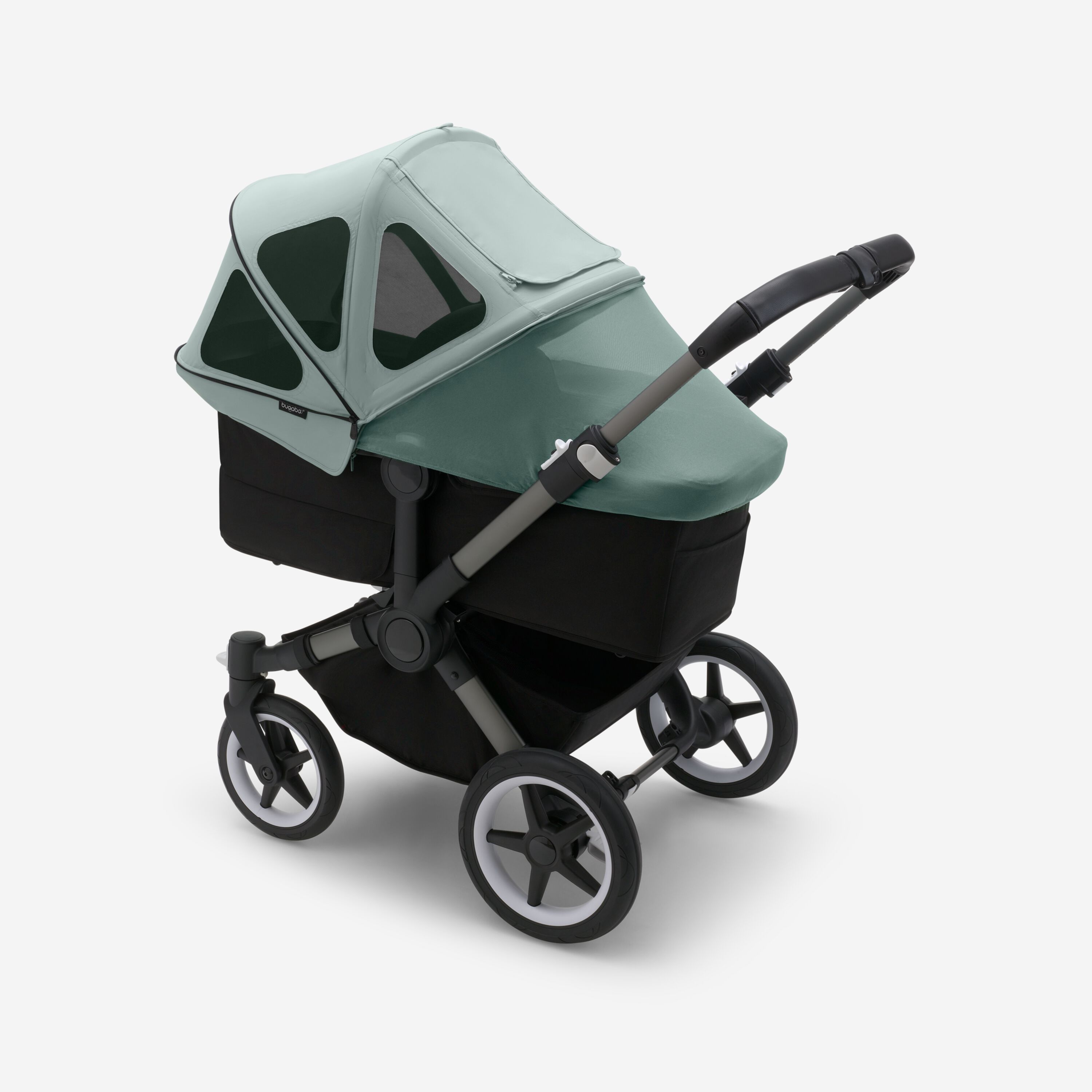 Bugaboo Donkey breezy sun canopy PINE GREEN - Main Modal Image Slide 4 of 5