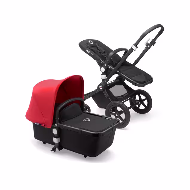 Refurbished Bugaboo Cameleon3plus complete BLACK/BLACK-RED - Main Image Slide 1 van 2