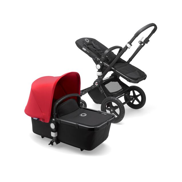 Refurbished Bugaboo Cameleon3plus complete BLACK/BLACK-RED - Main Image Slide 1 van 2