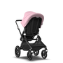 Fox 2 Seat and Bassinet Stroller Soft Pink sun canopy, Black style set, Black chassis - Thumbnail Slide 5 of 8