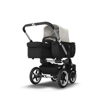 US - Bugaboo D3M stroller bundle aluminum black fresh white