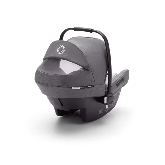 Bugaboo Fox 2 travel system grey melange (nr) sun canopy, grey melange fabrics, black base - Main Image Slide 15 of 18