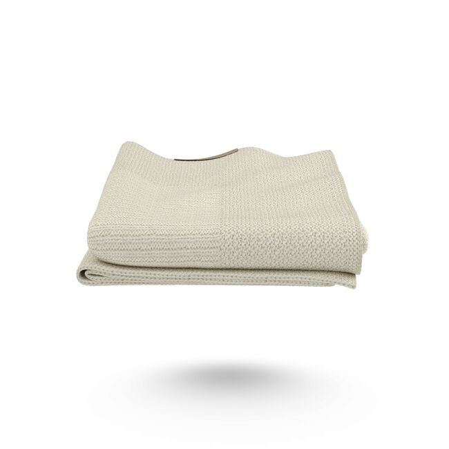 Refurbished Bugaboo Soft Wool Blanket OFF WHITE MELANGE - Main Image Slide 6 of 9