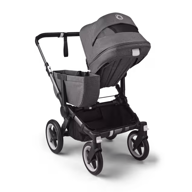 Refurbished Bugaboo Donkey 5 Mono complete UK GRAPHITE/GREY MÉLANGE-GREY MÉLANGE - Main Image Slide 3 of 10