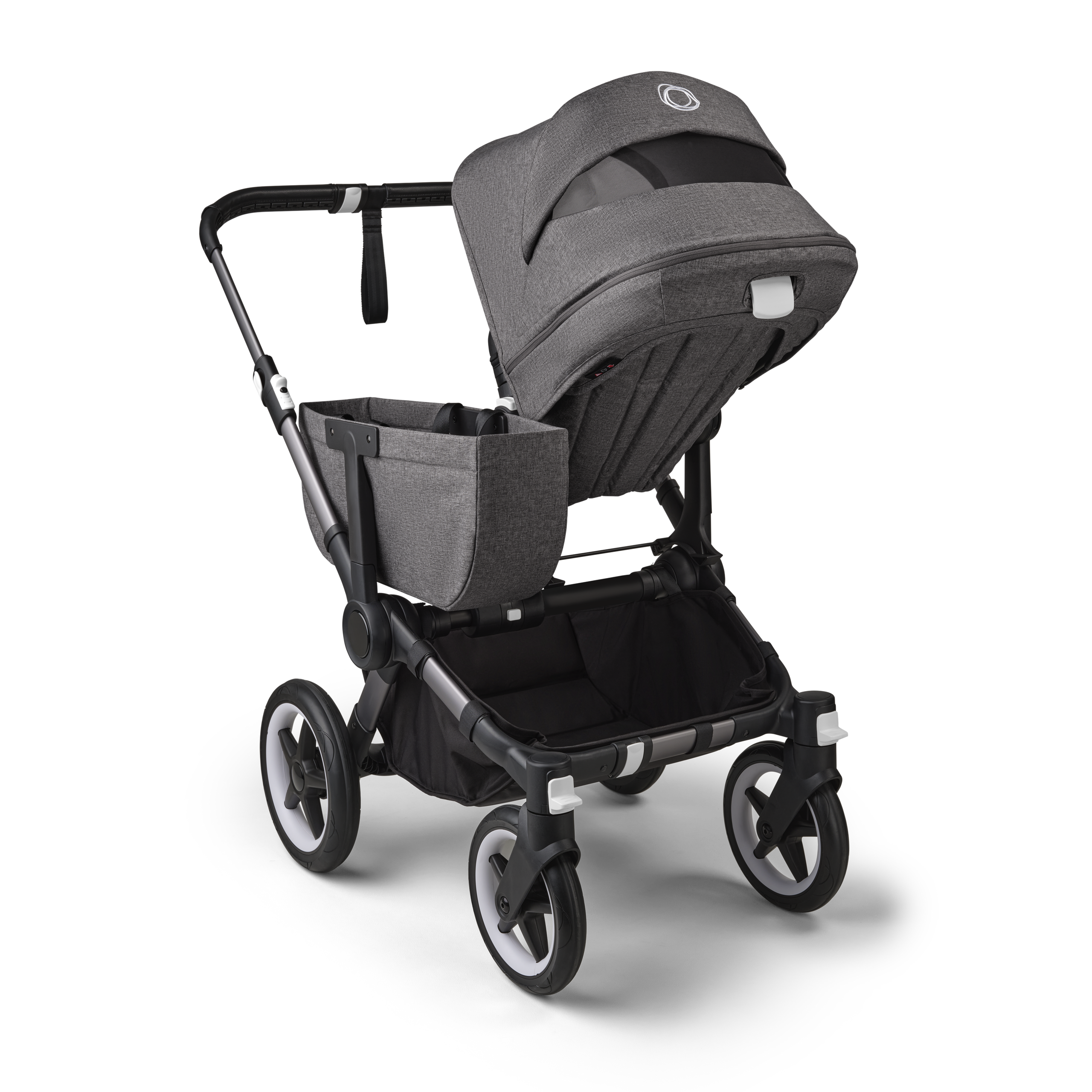 Refurbished Bugaboo Donkey 5 Mono complete UK GRAPHITE/GREY MÉLANGE-GREY MÉLANGE - Thumbnail Slide 3 of 9
