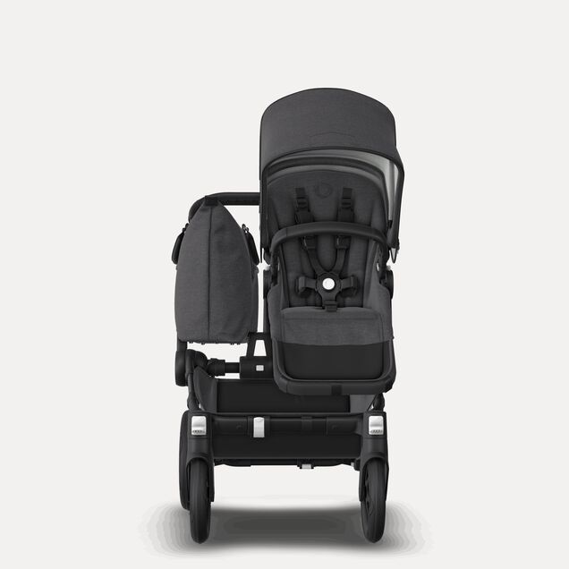Bugaboo Donkey 5 Mono 2-in-1 stroller black base, mineral washed black fabrics, mineral washed black sun canopy - Main Image Slide 2 of 11