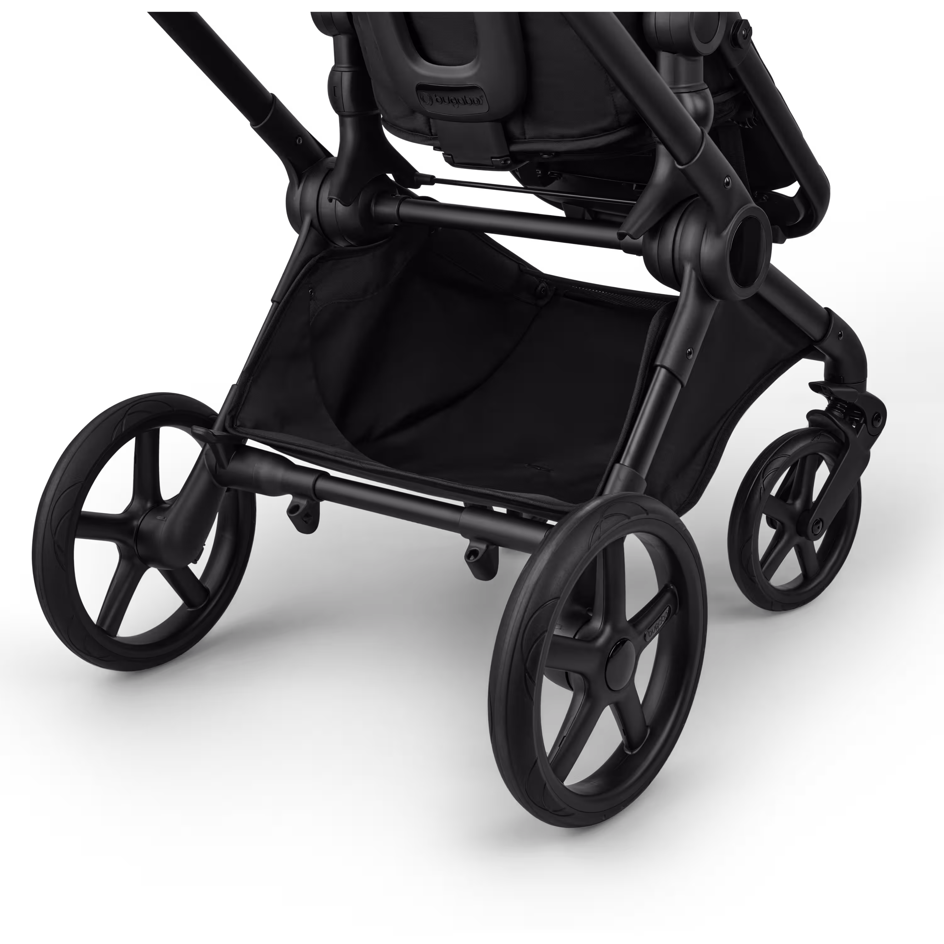 Bugaboo Cub 2-in-1 pram black base, heritage black fabrics, heritage black sun canopy - Main Modal Image Slide 4 of 11