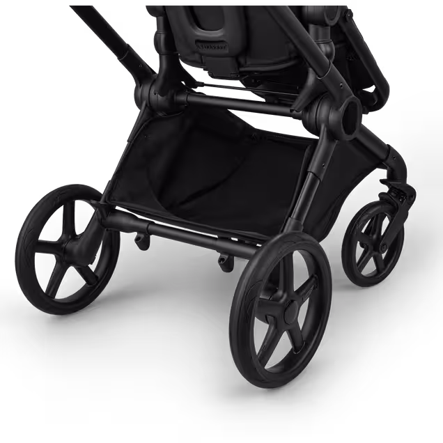 Bugaboo Cub 2-in-1 pram black base, heritage black fabrics, heritage black sun canopy - Main Image Slide 4 of 11