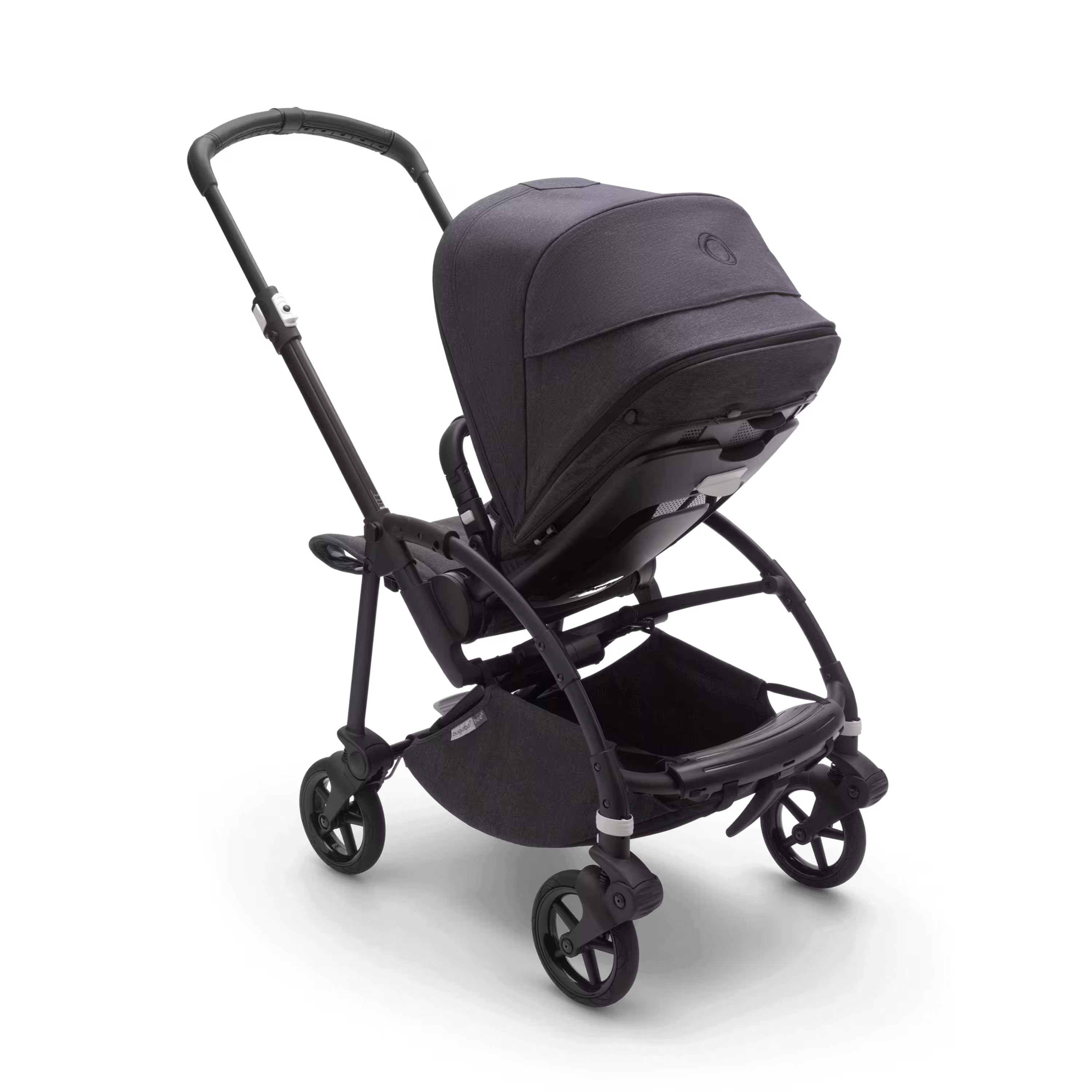 Bugaboo Bee 6 seat stroller mineral washed black sun canopy, mineral washed black fabrics, black base - Main Modal Image Slide 5 of 5