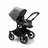Bugaboo Donkey 5 Mono 2-in-1 stroller black base, grey mélange fabrics, grey mélange sun canopy - Thumbnail Slide 2 of 10