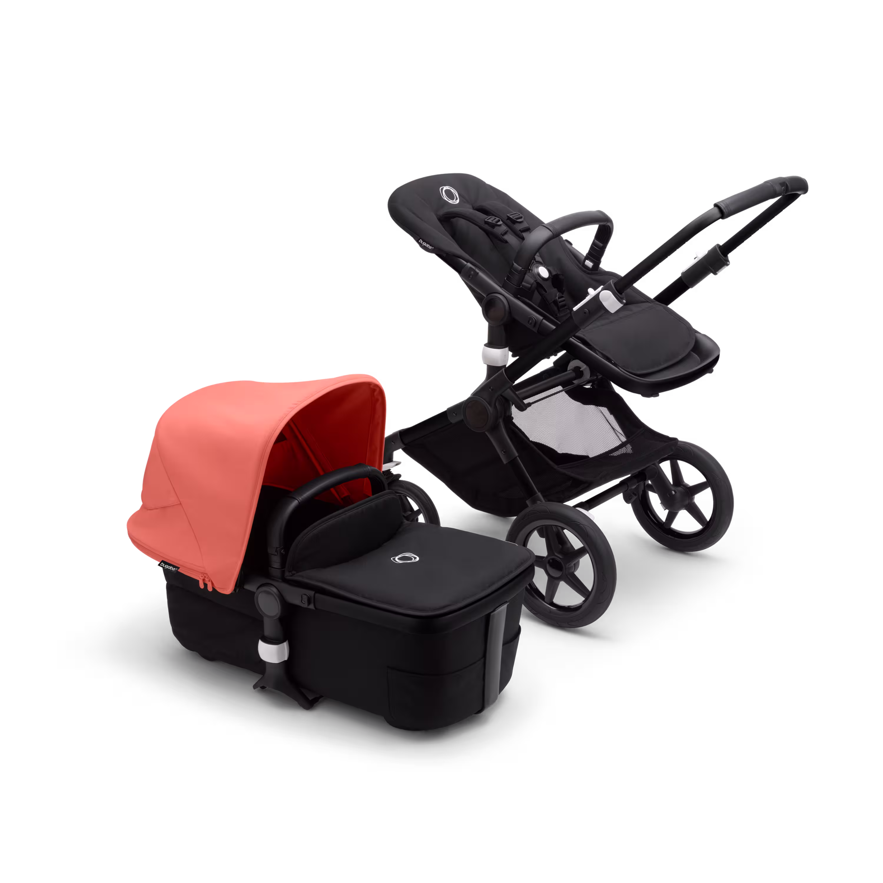 Refurbished Bugaboo Fox 3 complete BLACK/MIDNIGHT BLACK-SUNRISE RED - Main Modal Image Slide 2 of 4