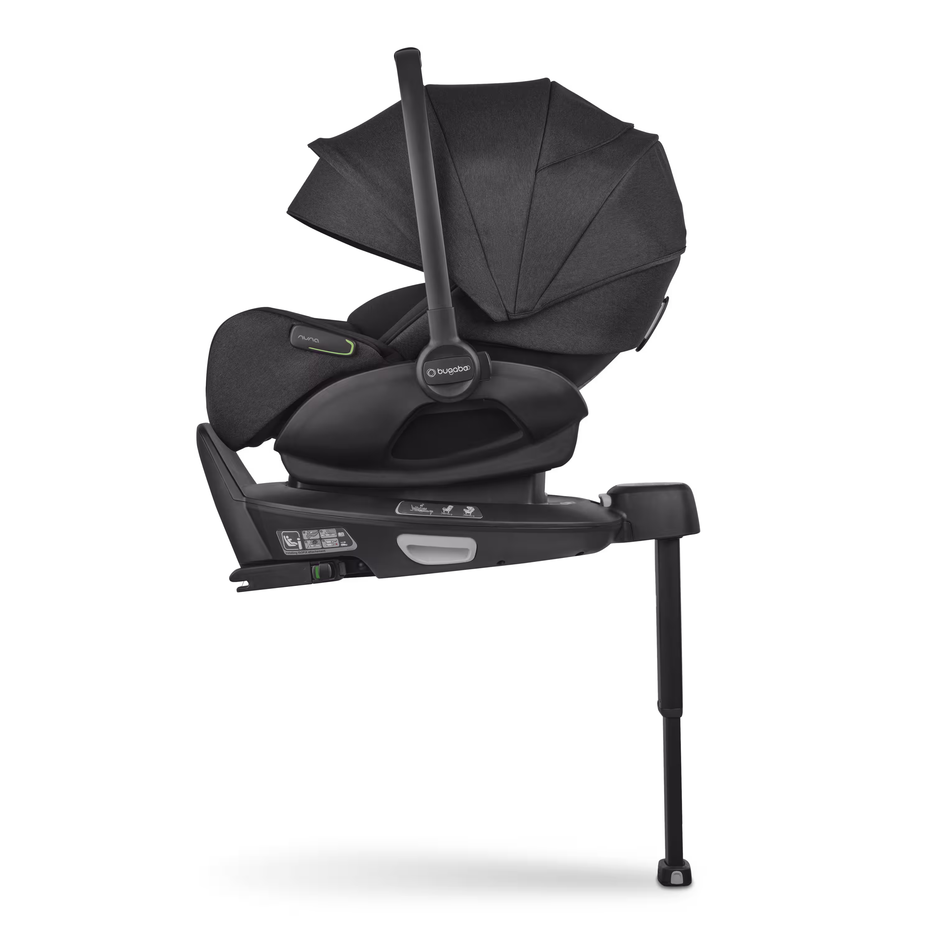 Bugaboo Otter with 360 ISOFIX Base by Nuna Mineral washed black - Main Modal Image Slide 2 of 6