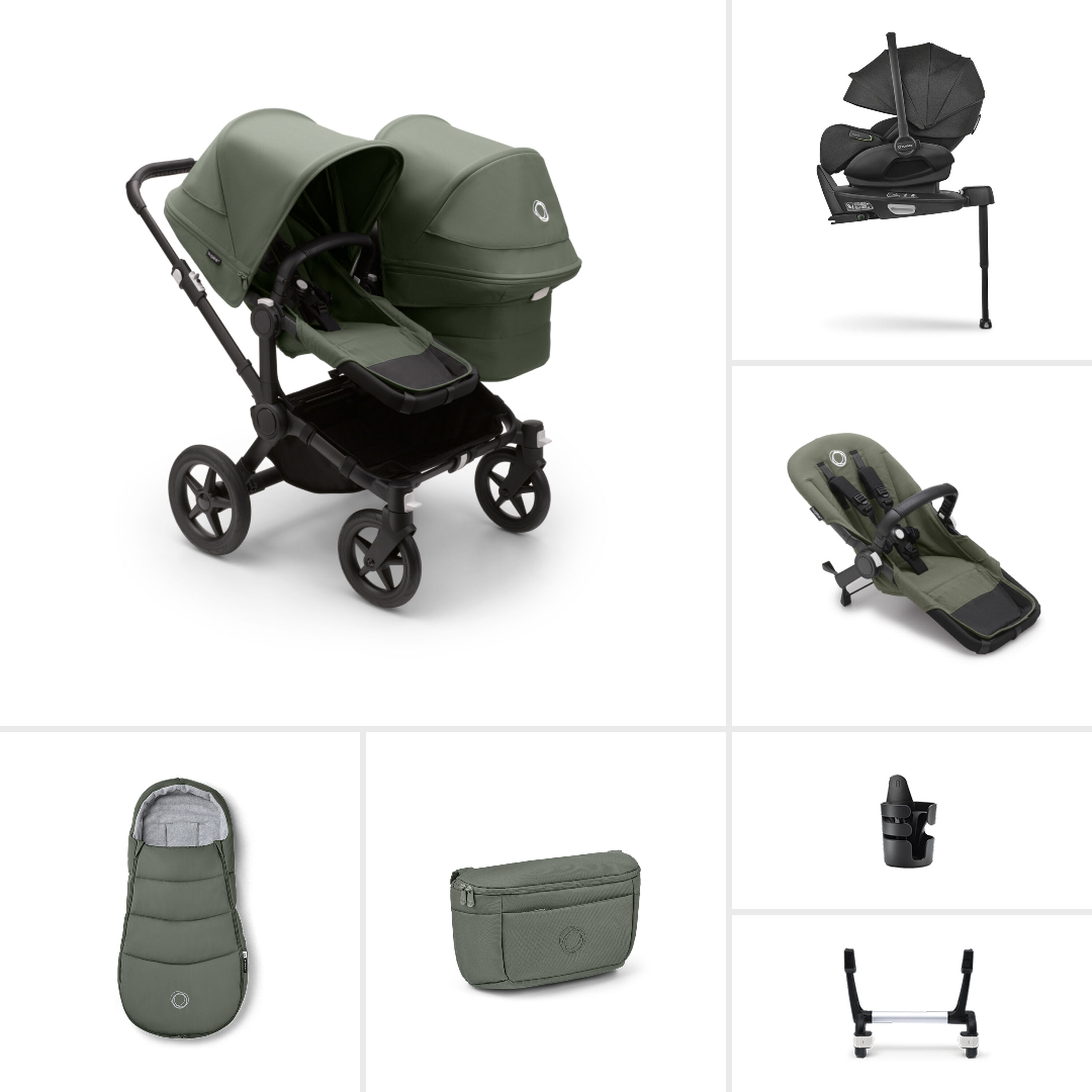 Bugaboo Donkey 5 Duo Ultimate Newborn Bundle - Main Modal Image Slide 1 of 8