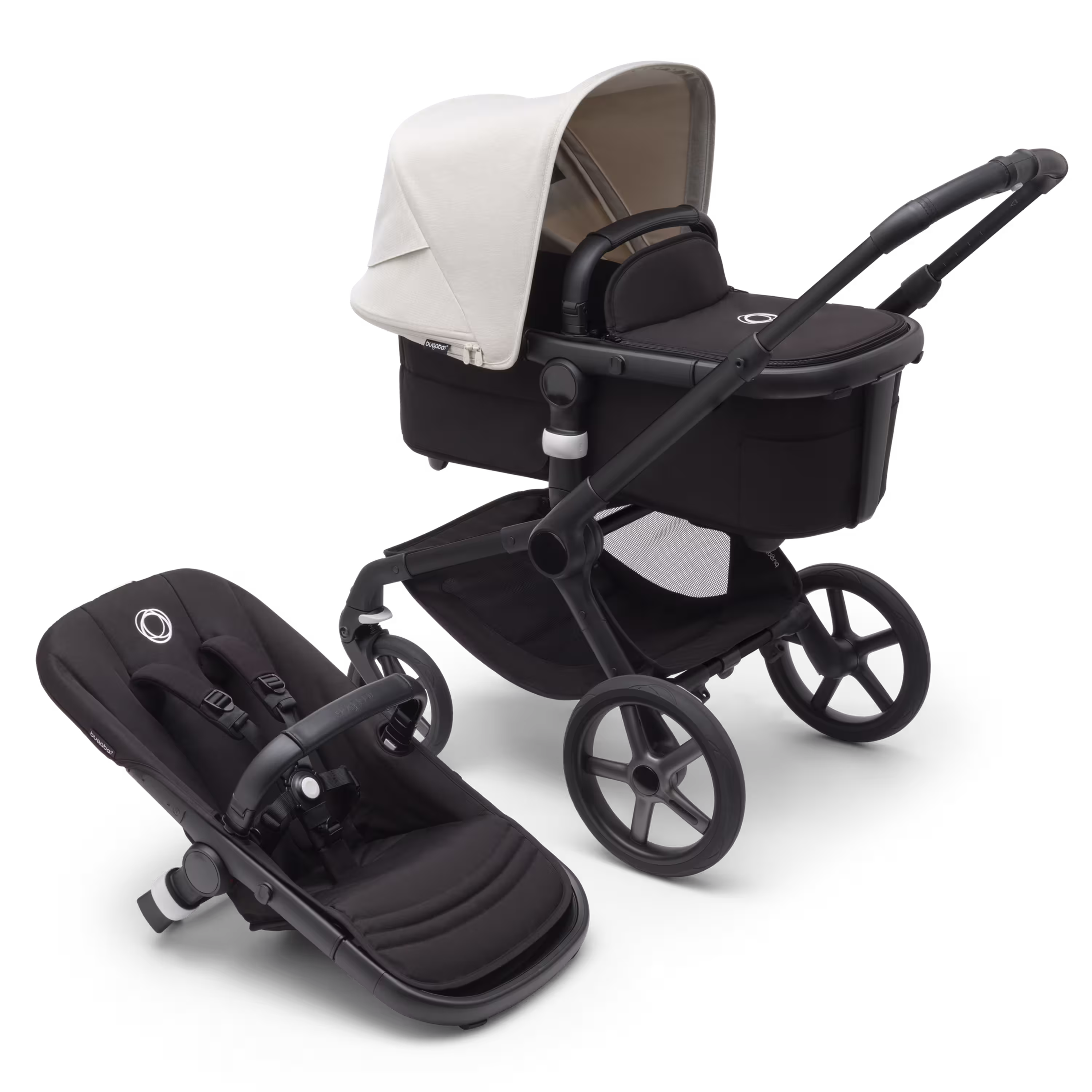 Refurbished Bugaboo Fox 5 complete US BLACK/MIDNIGHT BLACK-MISTY WHITE - Main Modal Image Slide 2 of 2