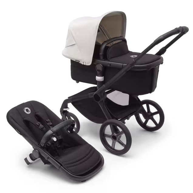 Refurbished Bugaboo Fox 5 complete US BLACK/MIDNIGHT BLACK-MISTY WHITE - Main Image Slide 2 of 2