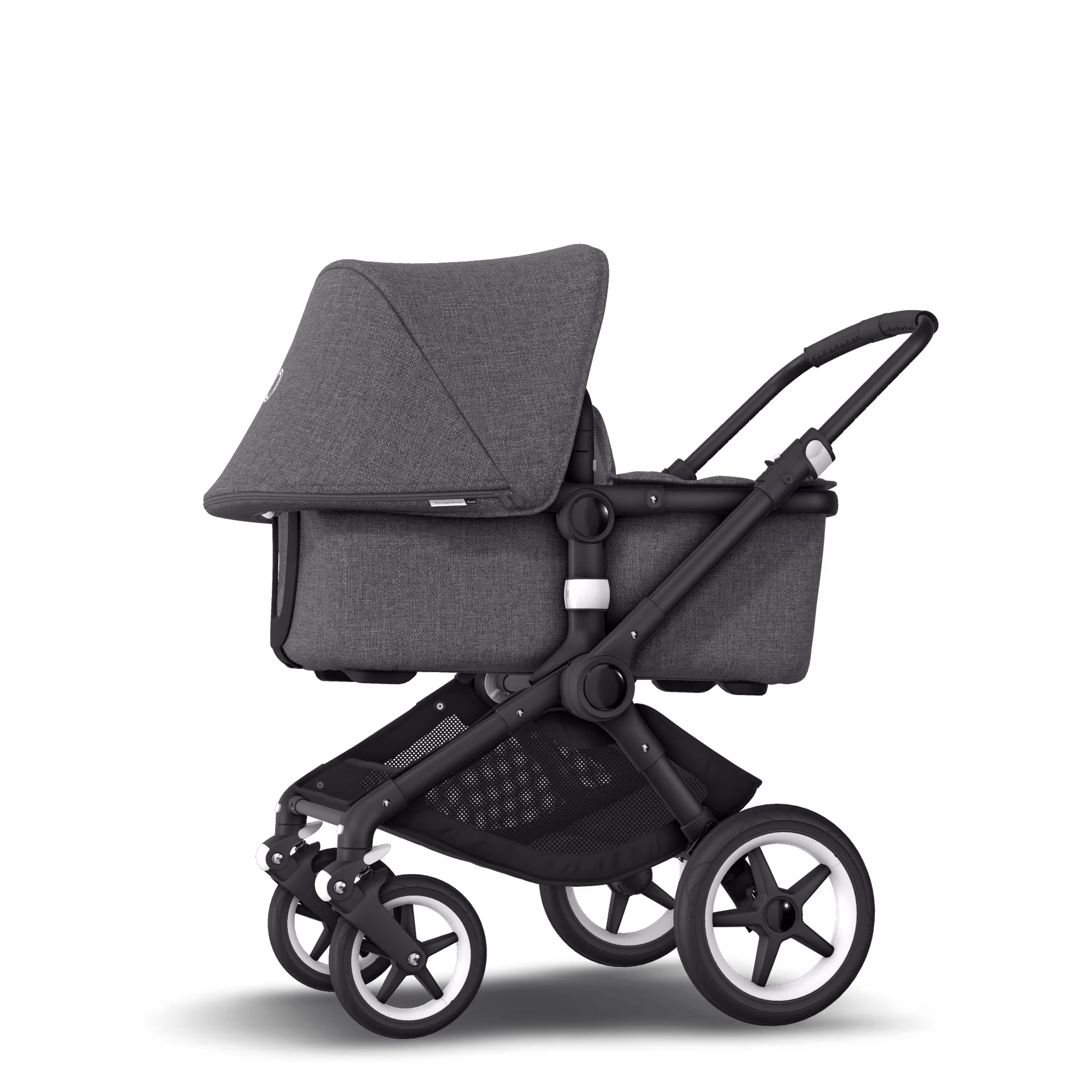 Refurbished Bugaboo Fox complete BLACK/GREY MELANGE-GREY MELANGE - Main Modal Image Slide 2 of 6