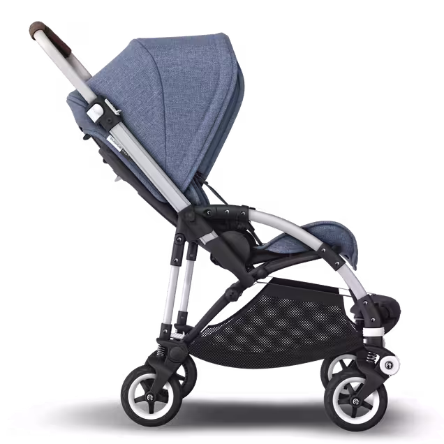 Refurbished Bugaboo Bee5 complete UK ALU/BLUE MELANGE-BLUE MELANGE LM - Main Image Slide 2 of 5