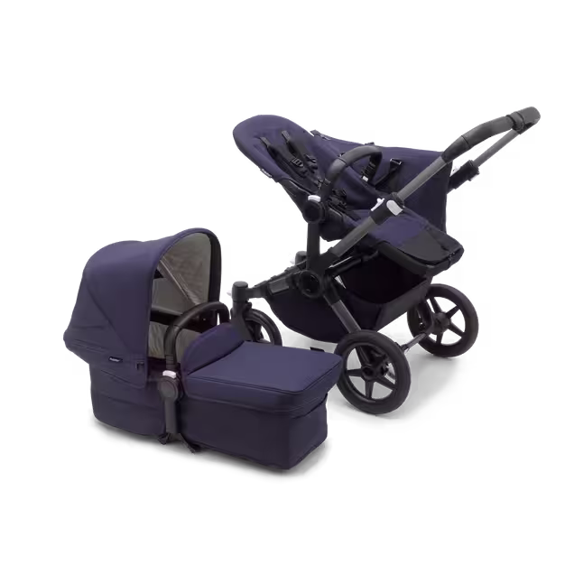 Bugaboo Donkey 5 Classic Mono complete GRAPHITE/DARK NAVY - Main Image Slide 5 van 6