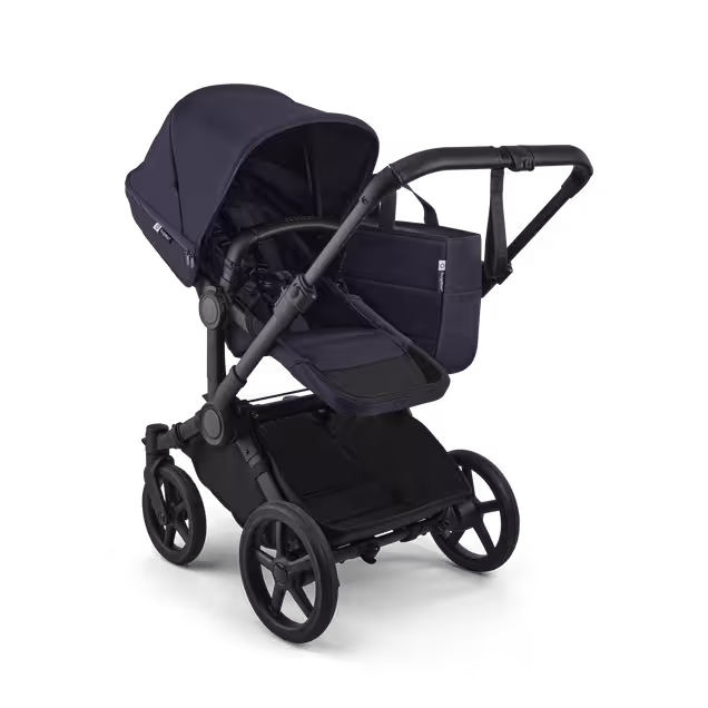 Bugaboo Donkey 6 2-in-1  pushchair black base, deep indigo fabrics, deep indigo sun canopy - Main Image Slide 3 of 10