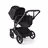 Bugaboo Donkey 6 2-in-1  stroller black base, heritage black fabrics, heritage black sun canopy view 3 - Thumbnail Slide 3 of 10