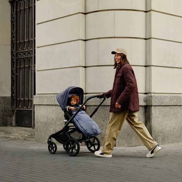 Bugaboo performance winter footmuff MIDNIGHT BLACK - Main Image Slide 5 of 6