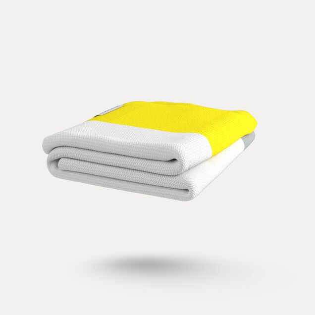 Bugaboo Light Cotton Blanket - BRIGHT YELLOW MULTI - Main Image Slide 7 of 10