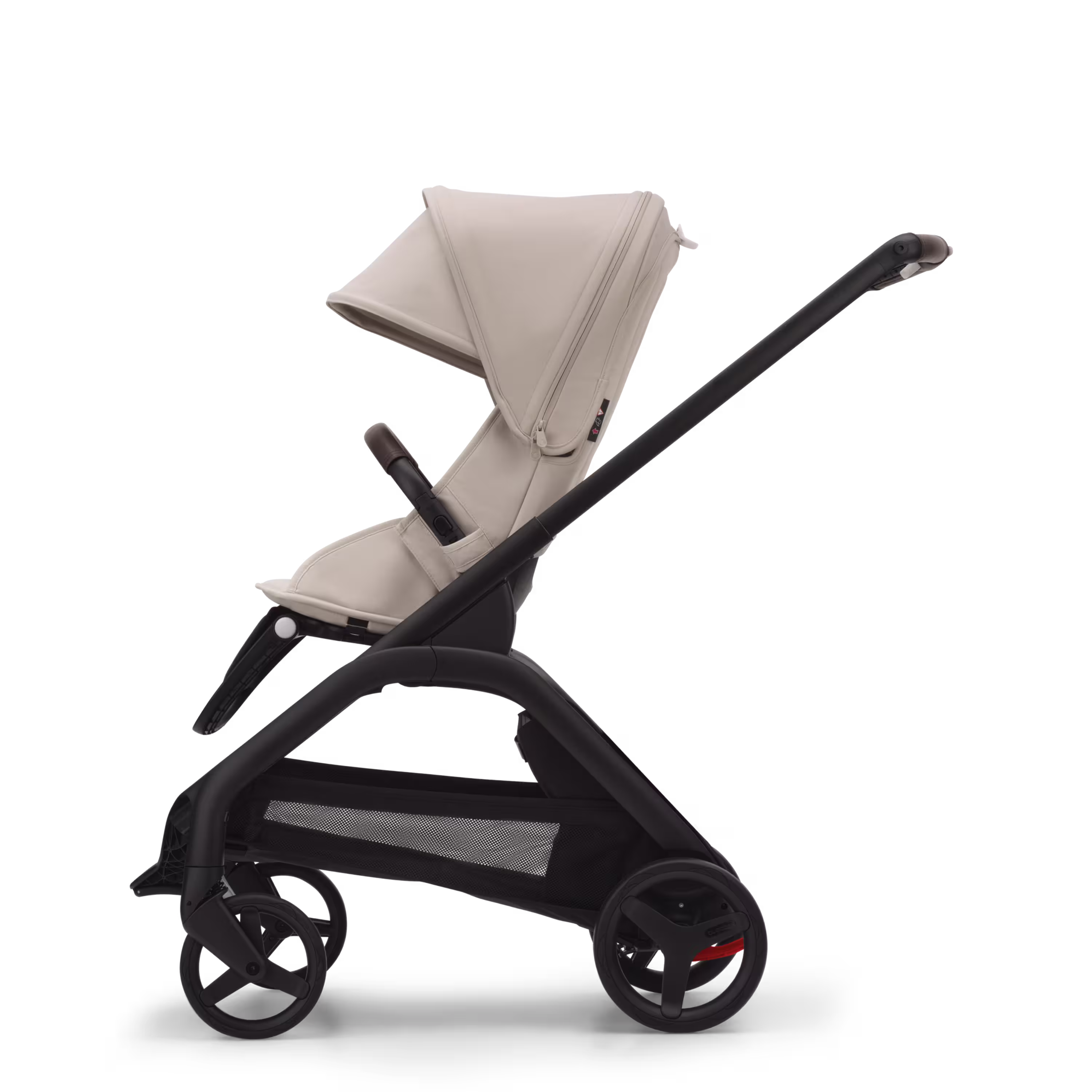 Bugaboo Dragonfly 2-in-1 pram black base, desert taupe fabrics, desert taupe sun canopy - Main Modal Image Slide 2 of 16