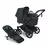 Bugaboo Donkey 6 2-in-1  stroller black base, fern green fabrics, fern green sun canopy - Thumbnail Slide 1 of 10