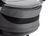 Bugaboo Bee 6 bassinet and seat stroller black sun canopy, grey mélange fabrics, black base - Thumbnail Slide 6 of 6