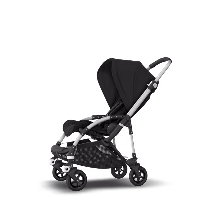 Bugaboo Bee 5 travel system black sun canopy, black fabrics, aluminium base - Main Image Slide 7 of 15
