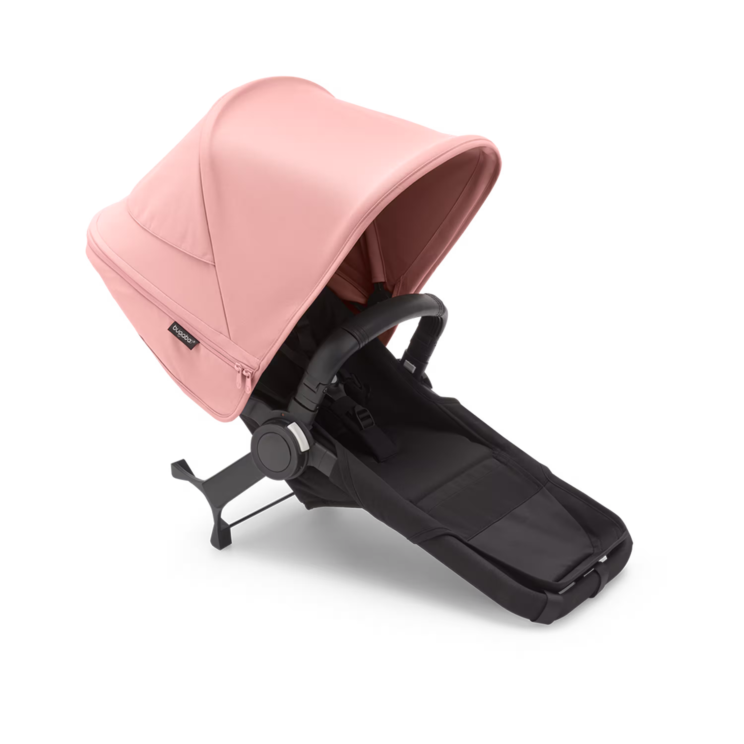 Bugaboo Donkey 5 Duo extension set complete MIDNIGHT BLACK-MORNING PINK - Main Modal Image Slide 1 of 1
