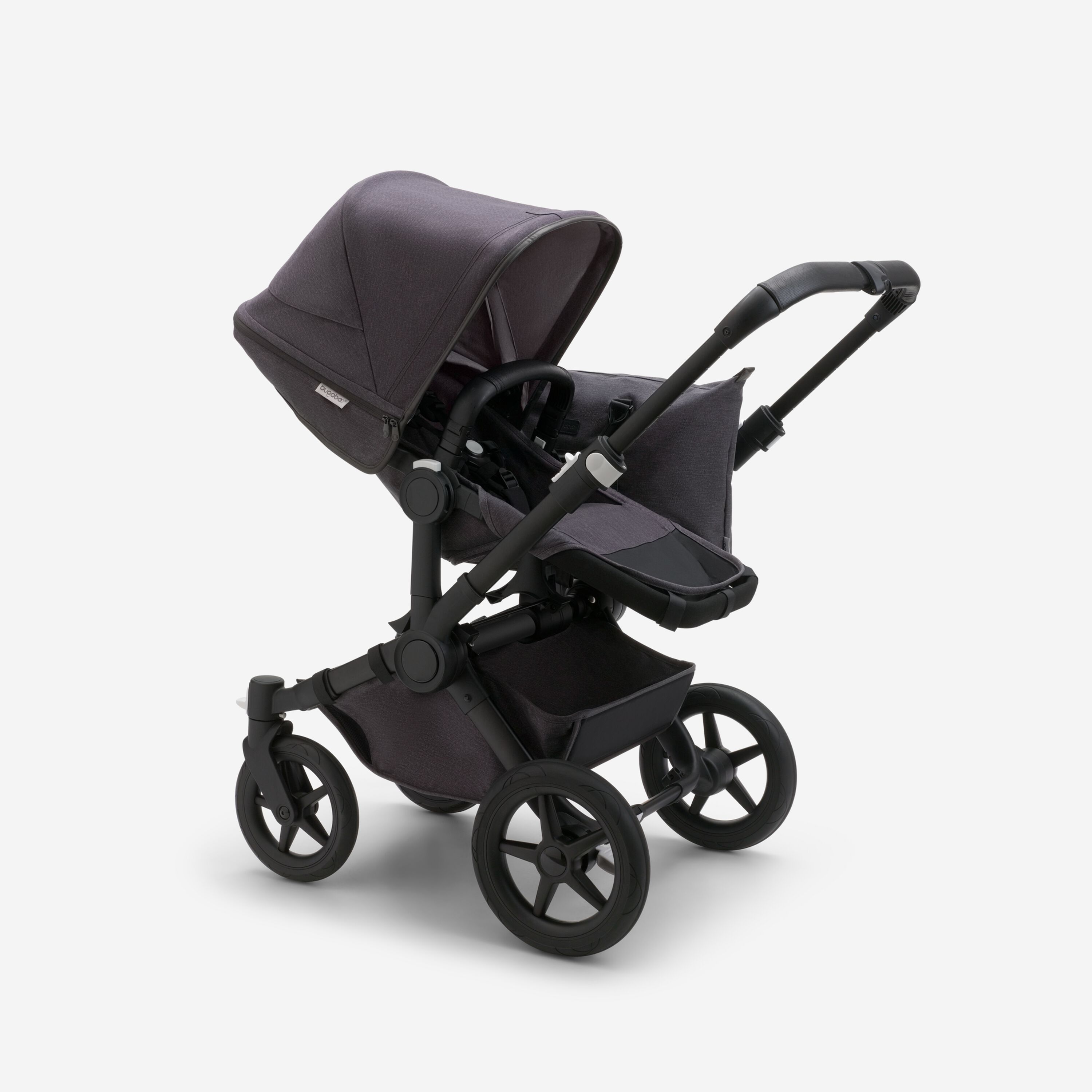 Refurbished Bugaboo Donkey 5 Mineral Mono complete RW fabric US BLACK/WASHED BLACK - Main Modal Image Slide 4 of 6