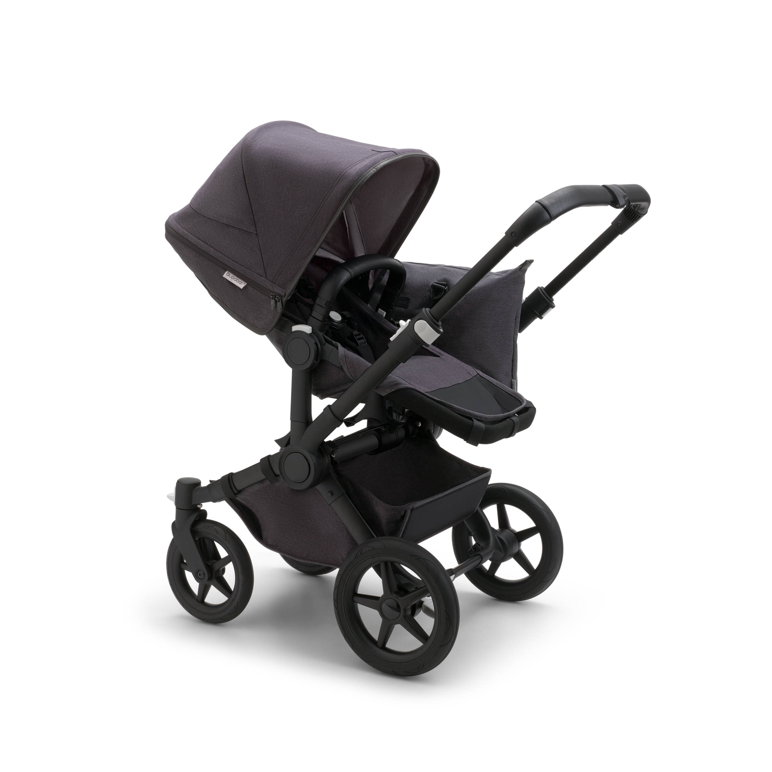 Refurbished Bugaboo Donkey 5 Mineral Mono complete RW fabric US BLACK/WASHED BLACK - Thumbnail Slide 4 of 6