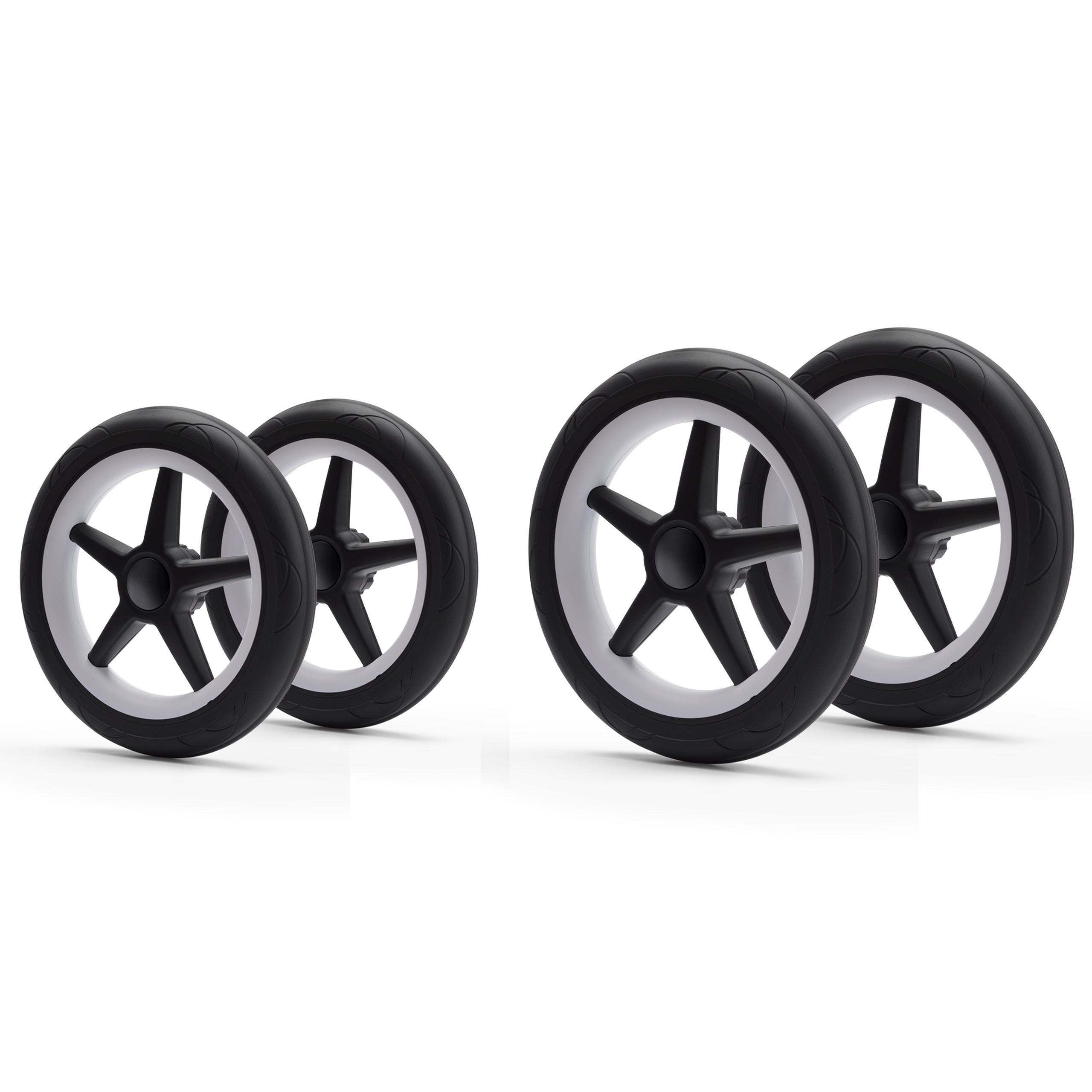 Bugaboo Donkey/Buffalo wheels replacement set (4 white) - Thumbnail Slide 2 of 2