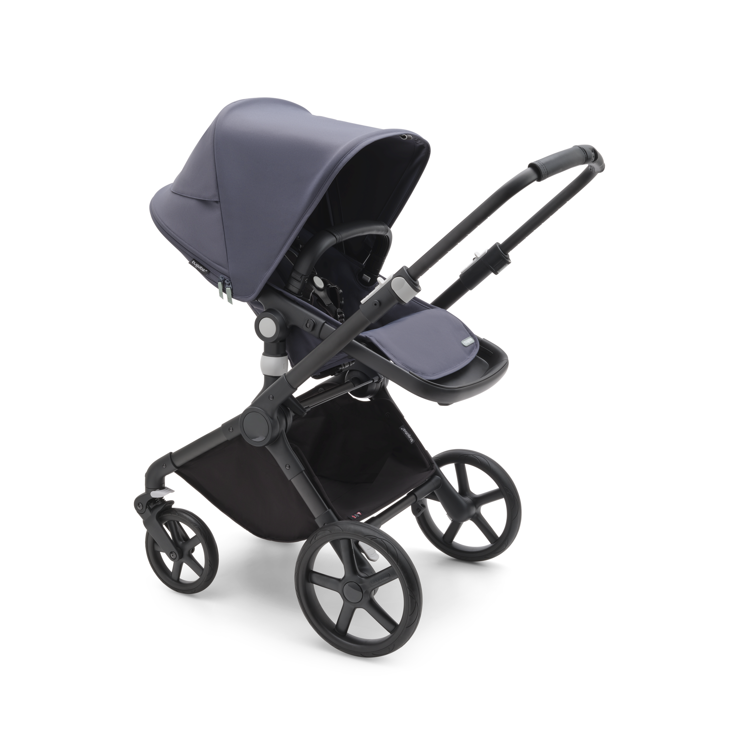 Refurbished Bugaboo Fox Cub complete BLACK/STORMY BLUE-STORMY BLUE - Thumbnail Slide 2 van 11