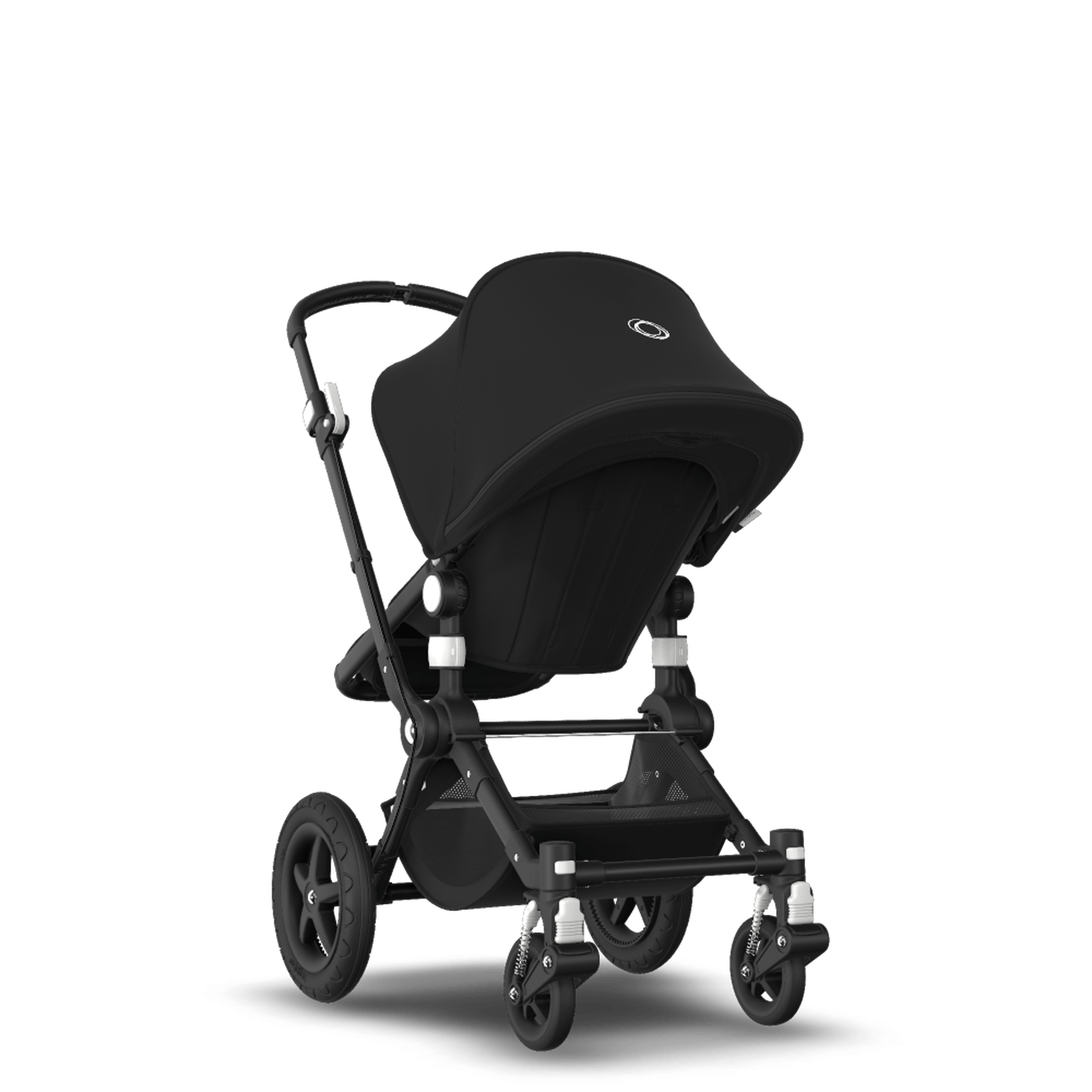 Bugaboo Cameleon 3 Plus seat and carrycot pushchair black sun canopy, black fabrics, black base - Thumbnail Slide 5 of 8