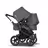 Bugaboo Donkey 3 Duo travel system grey melange sun canopy, grey melange fabrics, black base - Thumbnail Slide 4 of 14