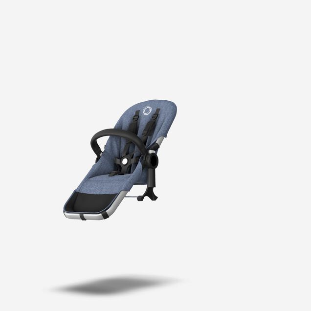 Bugaboo Donkey2 Seat Fabric AU BLUE MELANGE - Main Image Slide 5 of 6