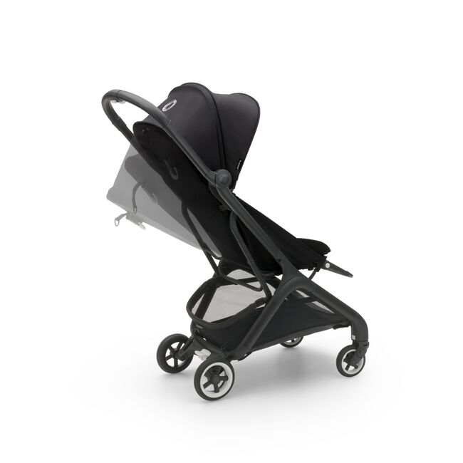 Bugaboo Butterfly seat stroller black base, stormy blue fabrics, stormy blue sun canopy - Main Image Slide 7 of 14