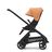 Vista laterale del passeggino Bugaboo Dragonfly con seduta e telaio black, tessuti midnight black e cappottina island coral. - Thumbnail Slide 2 of 16
