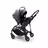 Bugaboo Bee 5 travel system steel blue sun canopy, steel blue fabrics, black base - Thumbnail Slide 2 of 16